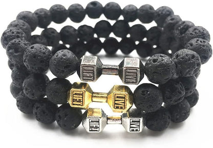 Dumbell Bracelet Charm ~