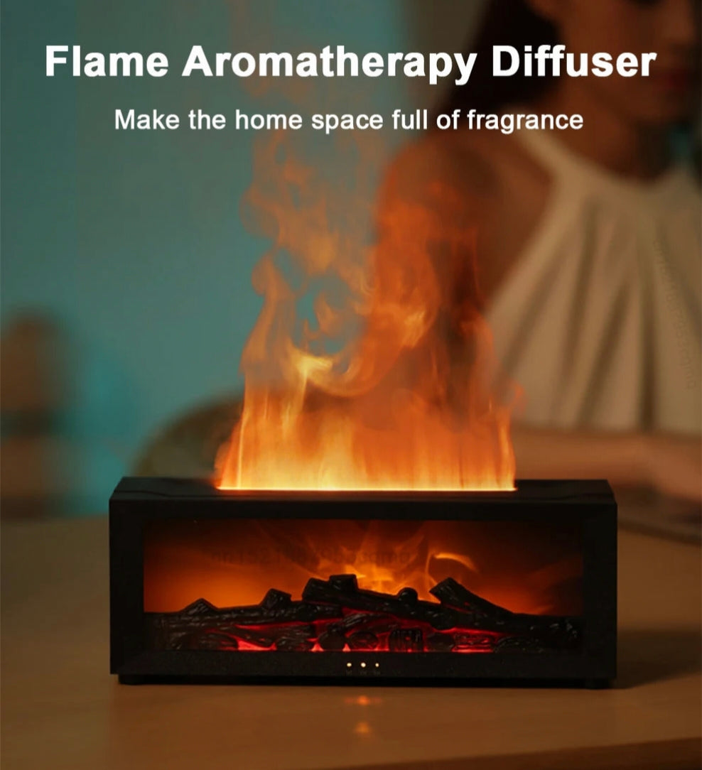 Air Humidifier Flame Diffuser