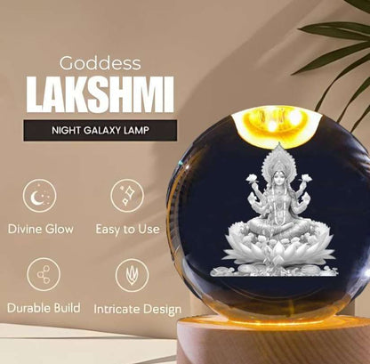 3D Crystal Lamp ( Ganesh/Lakshmi )