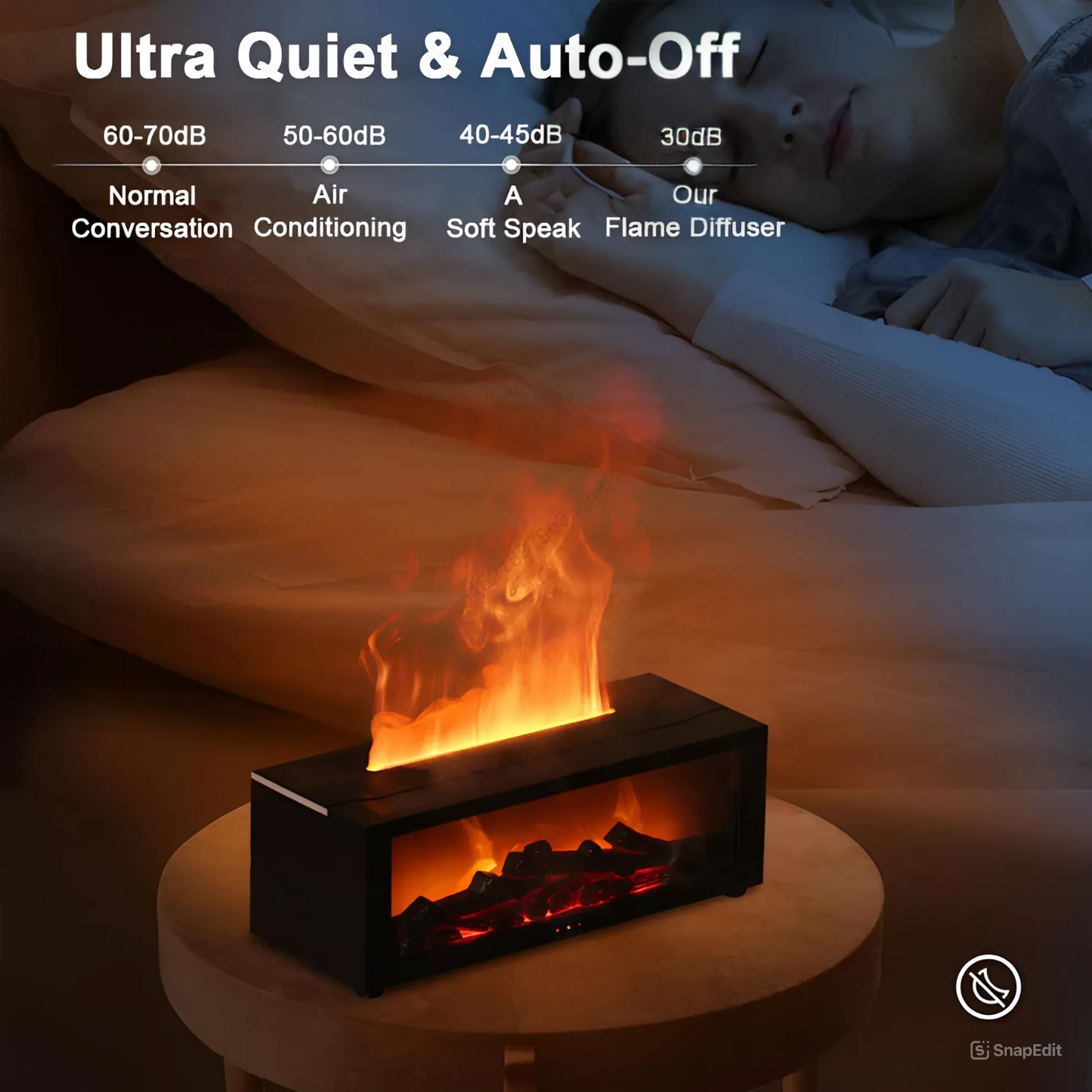 Air Humidifier Flame Diffuser